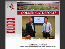 Tablet Screenshot of ggsportsagents.com